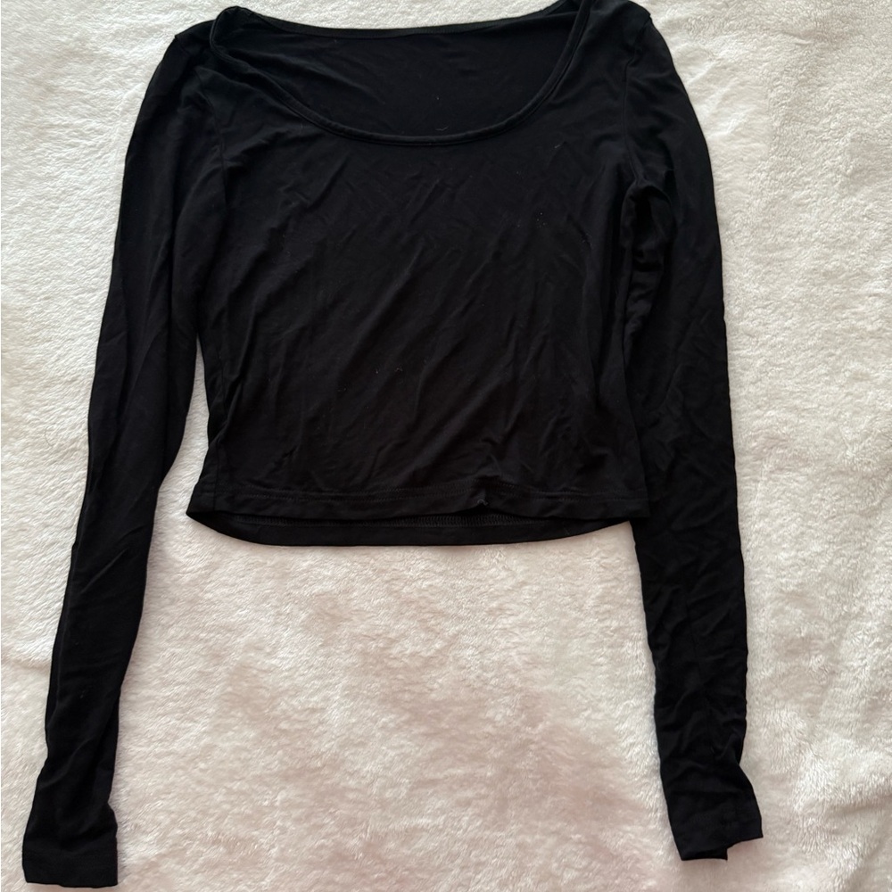 Black Long Sleeve Women's Top